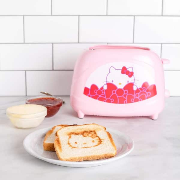 Sanrio Hello Kitty Pop-up Toaster Red Home Appliances Toast Bread ETS1 Japan