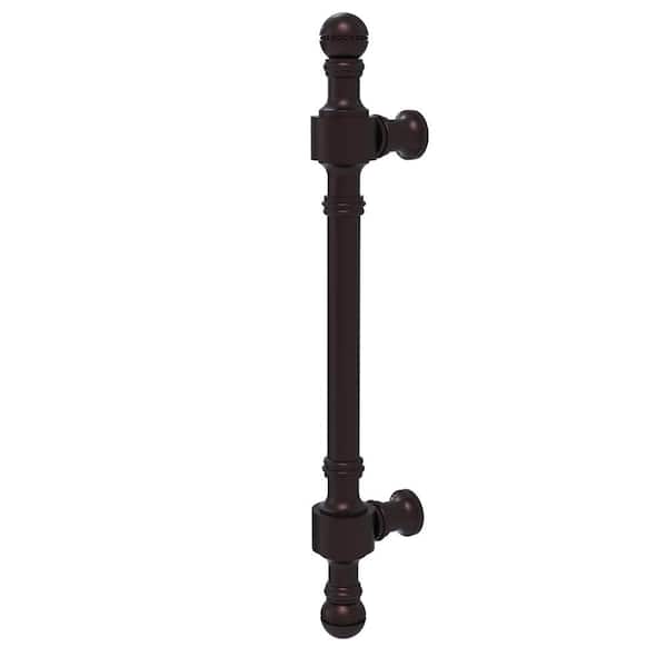 Allied Brass Retro Dot Collection 8 in. Center-to-Center Beaded Door Pull in Antique Bronze