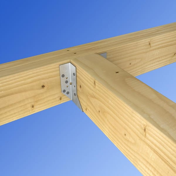 HU Galvanized Face-Mount Joist Hanger for 4x6 Nominal Lumber