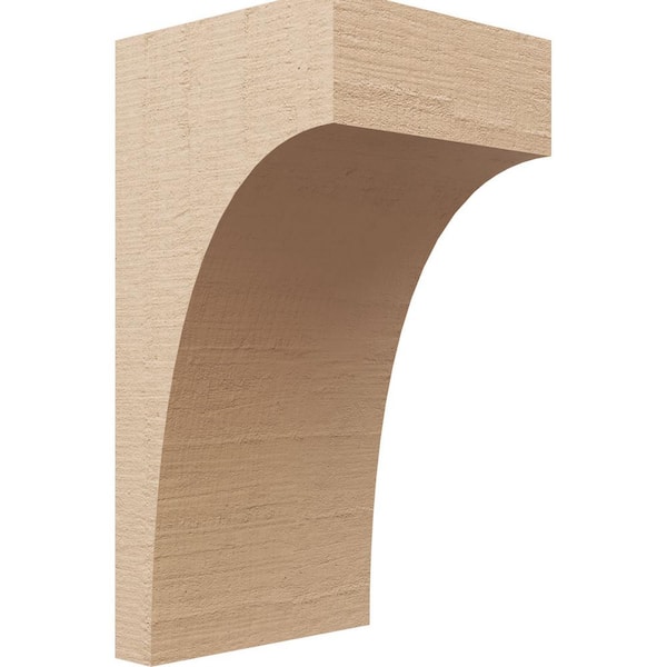 Ekena Millwork 11 in. x 22 in. x 11 in. Wide Stockport Rough Cedar Woodgrain TimberThane Corbel, Primed Tan