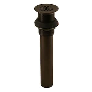 Lavatory Grid Drain without Overflow in Oil Rubbed Bronze for Vessel Sinks
