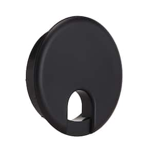 2-1/2 in. Furniture Hole Cover, Black