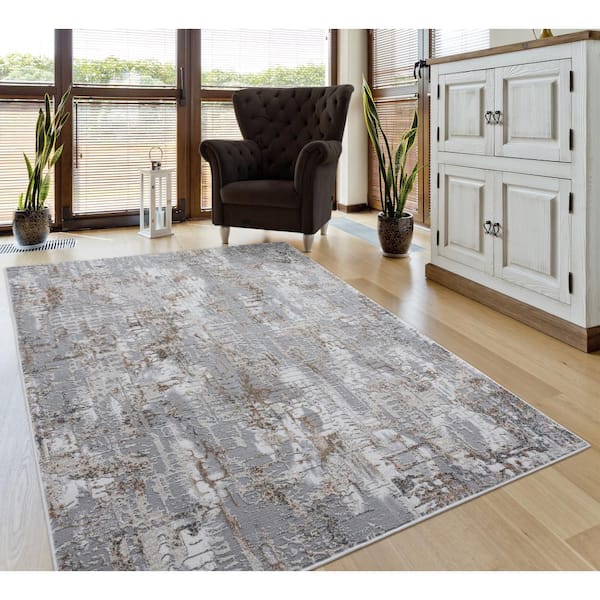 Emojy Murphy Wheat 12 ft. 6 in. x 15 ft. Oversize Area Rug