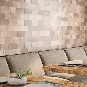 Tripoli Taupe 3.93 in. x 7.87 in. Matte Terracotta Look Ceramic Wall Tile (10.76 Sq. Ft./Case)