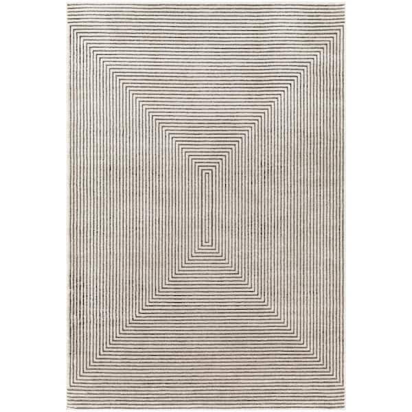Artistic Weavers Marvel Gray Geometric 7 ft. x 9 ft. Indoor Area Rug