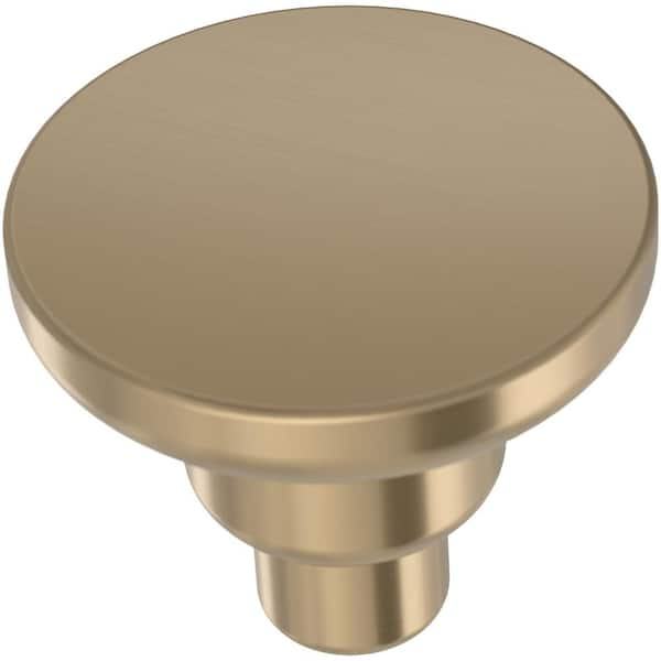 Liberty Art Deco Streamline 1-3/16 in. (30 mm) Champagne Bronze Round Cabinet Knob