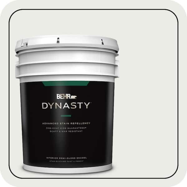 BEHR DYNASTY 5 gal. Home Decorators Collection #HDC-CT-22G Chalk Dust Semi-Gloss Enamel Interior Stain-Blocking Paint & Primer