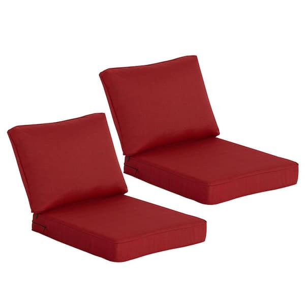 24 x 27 Deep Seating 2-Piece Outdoor Lounge Chair Cushion