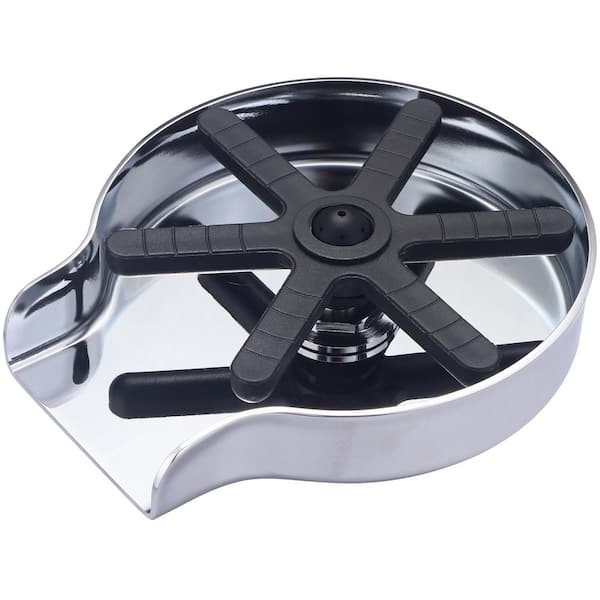 Fully Metal Glass Rinser in Chrome
