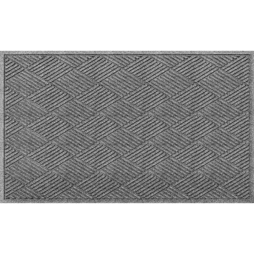 Waterhog Diamonds 35 in. x 59 in. PET Polyester Indoor Outdoor Door Mat Med