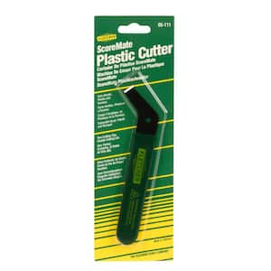 PZRT Hook Knife PVC Acrylic Board Plastic Plexiglass Hook Knife Cutting  Tool with 10 Replacement Blades 161 X25X11mm