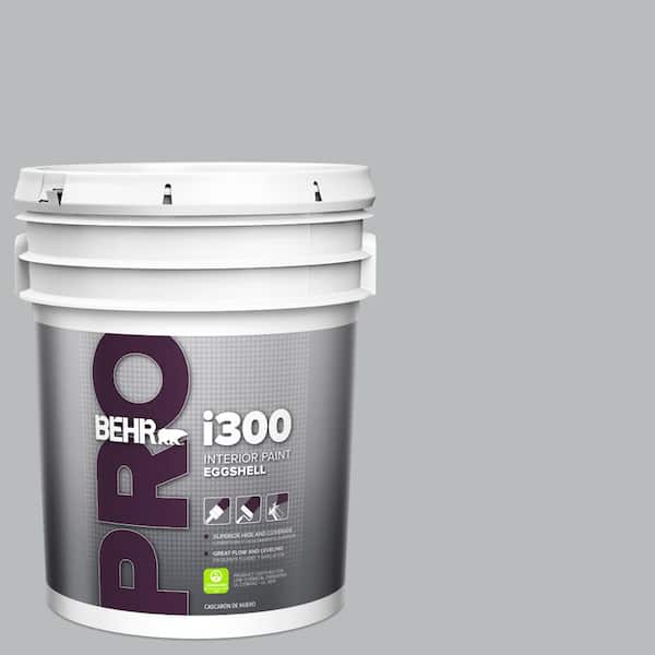 BEHR PRO 5 gal. #PPU18-05 French Silver Eggshell Interior Paint