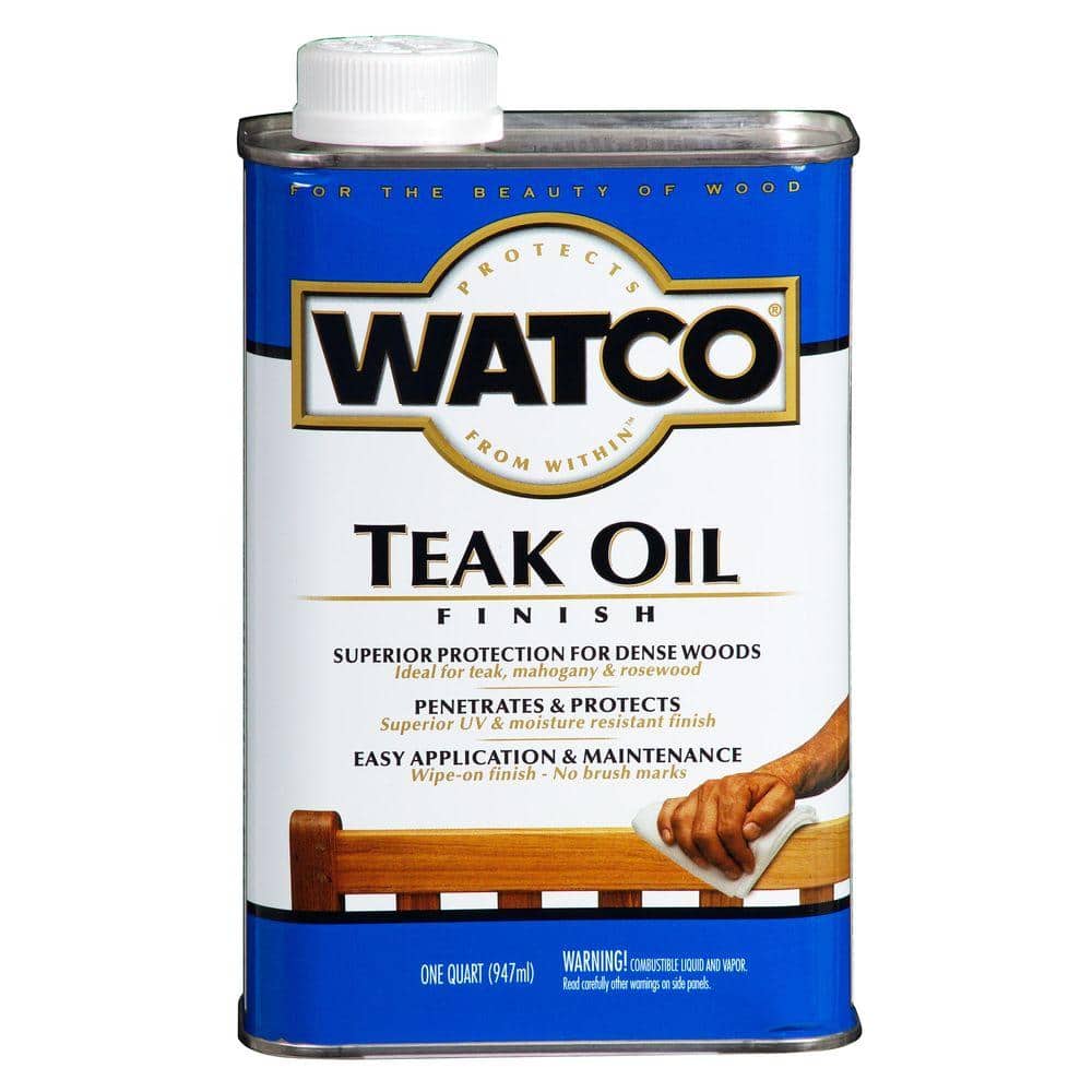Watco 1 Quart Teak Oil in Clear A67141 - The Home Depot