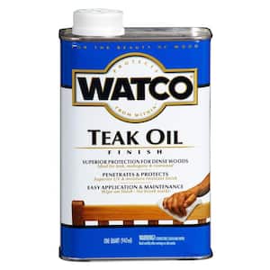1 Quart Teak Oil in Clear