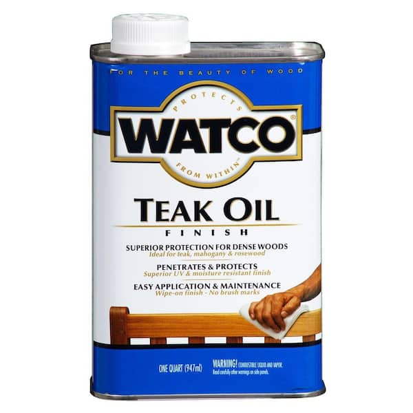 Watco 1 Quart Teak Oil in Clear (4 Pack)