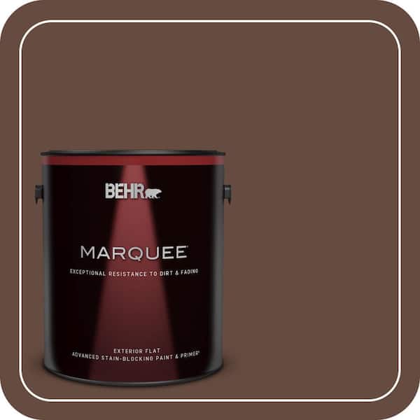 BEHR MARQUEE 1 gal. #QE-16 Earth Chicory Flat Exterior Paint & Primer