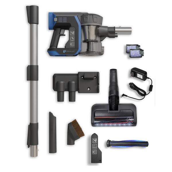 Prolux RS7 Bagless Cordless HEPA Stick Vacuum for MultiSurface Cleaning in Blue rs7 The Home