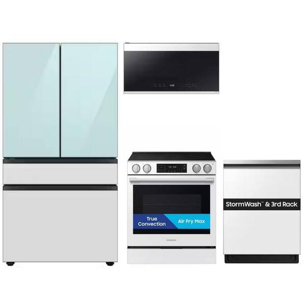 29 cu. ft. Standard Depth French Door Smart Refrigerator with Smart 5 Burner Slide In Range and Tall Tub Dishwasher