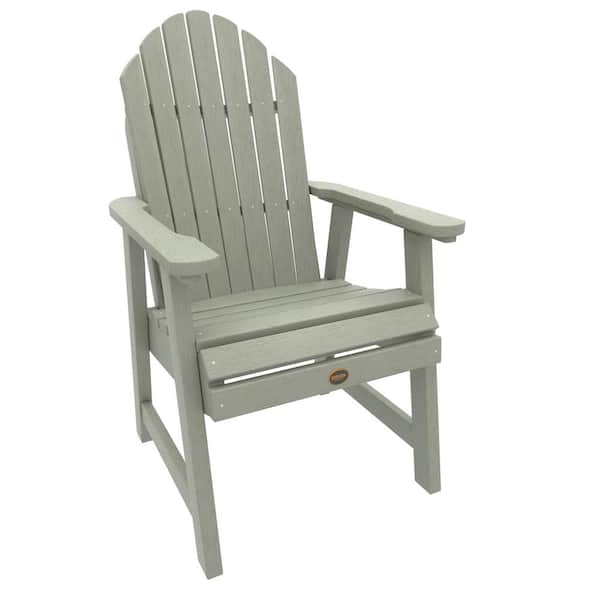 Highwood Muskoka Eucalyptus Plastic Adirondack Deck Dining Chair in ...