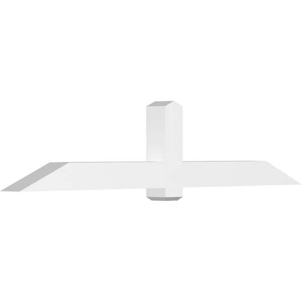 Ekena Millwork Eugene 96 in. W x 20 in. H x 6 in. D Signature Polyurethane Bracket