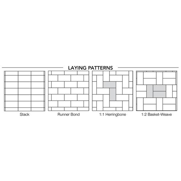 Holland 7.87 in. L x 3.94 in. W x 1.77 in. H 45 mm Fieldstone Blend Concrete Paver (672-Piece/145 sq. ft./Pallet)