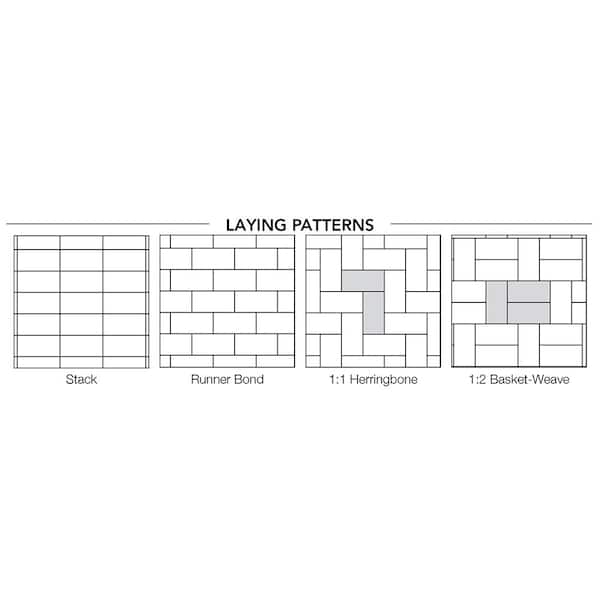 Holland 7.87 in. L x 3.94 in. W x 60 mm H 3-Tone Blend Concrete Paver (480-Piece/103 sq. ft. /Pallet)