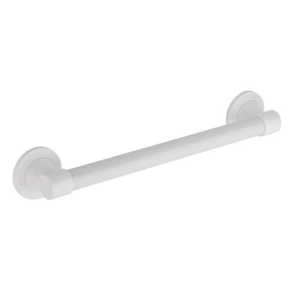 Glacier Bay 24 in. Transitional Style Grab Bar in White