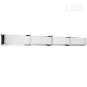 Winston 1-Light 46.25 in. Polished Chrome LED Vanity Light Bar with Ambient Light