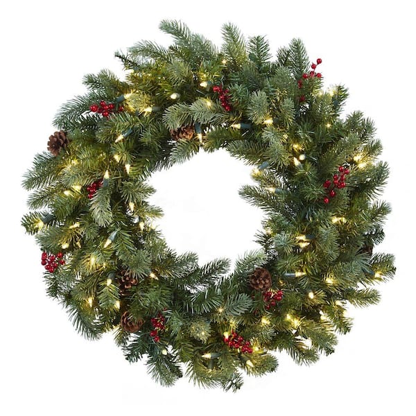 home depot christmas wreaths and garland