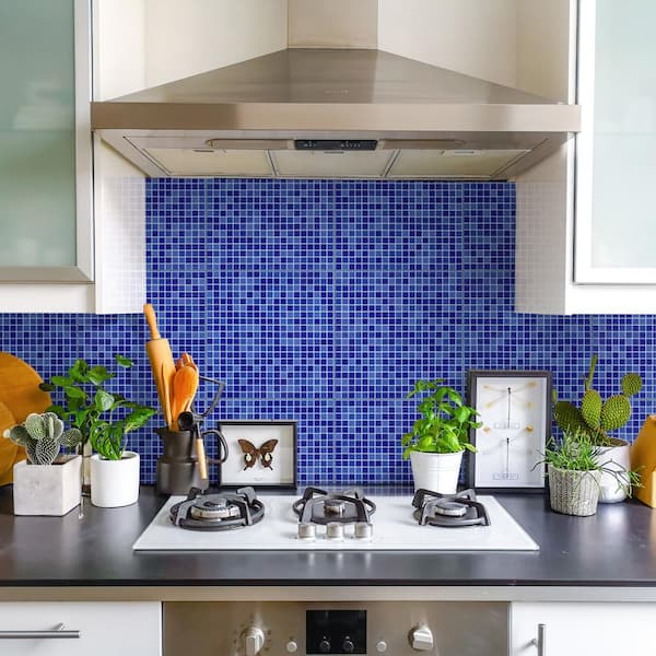 Indico Cobalto 13-1/8 in. x 13-1/8 in. Porcelain Floor and Wall Tile (10.98 sq. ft./Case)