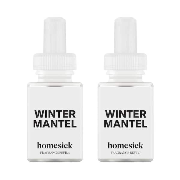 Winter Mantel by Homesick x Pura - Fragrance Refill for Smart Fragrance Diffusers - (2-Pack)