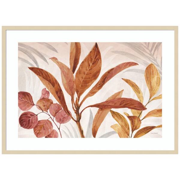 Amanti Art "Leaves 01" by Lisa Audit 1-Piece Framed Giclee Nature Art Print 30 in. x 41 in.