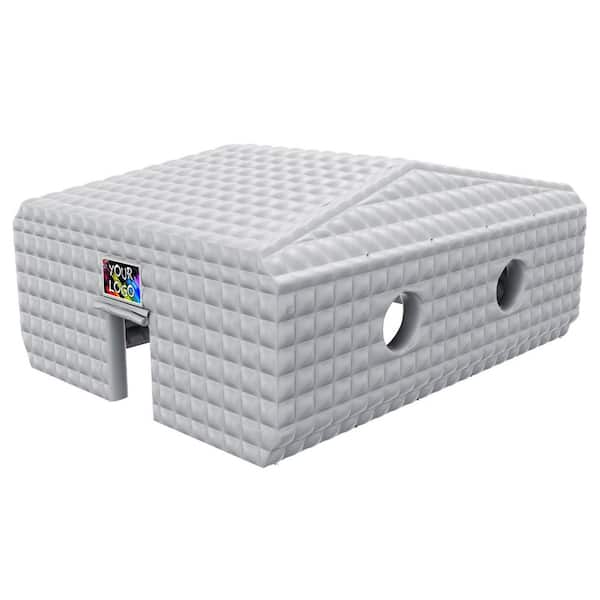 USパップテント amerlife 33 ft. x 20 ft. Silver Inflatable Nightclub Tent