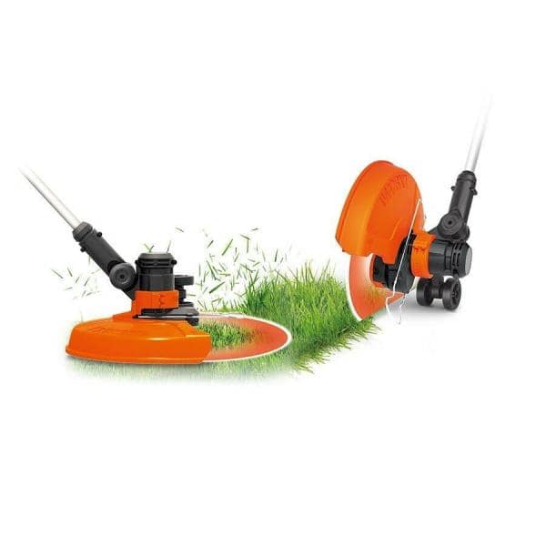 Worx 15 in. 6 Amp Corded Electric String Trimmer, Edger with Straight Shaft and Pivoting Head WG124 The Home Depot