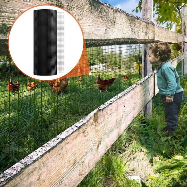 Hardware Cloth 1/2 in. Mesh 36 in. x 100 ft. Galvanized Wire Mesh Roll 19 gal. Chicken Wire Fence Roll