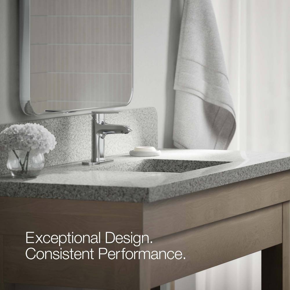 Hint Polished Chrome Single-Handle Low-Arc Bathroom Faucet
