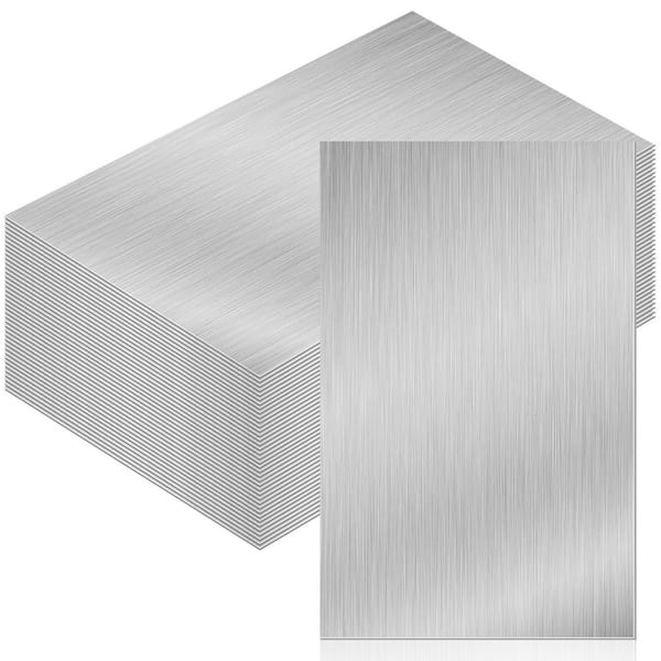 5 in. x 7 in. Weatherproofing Aluminum Roof Flashing Sheet around Chimneys or Skylights, Silver (40-Pack)