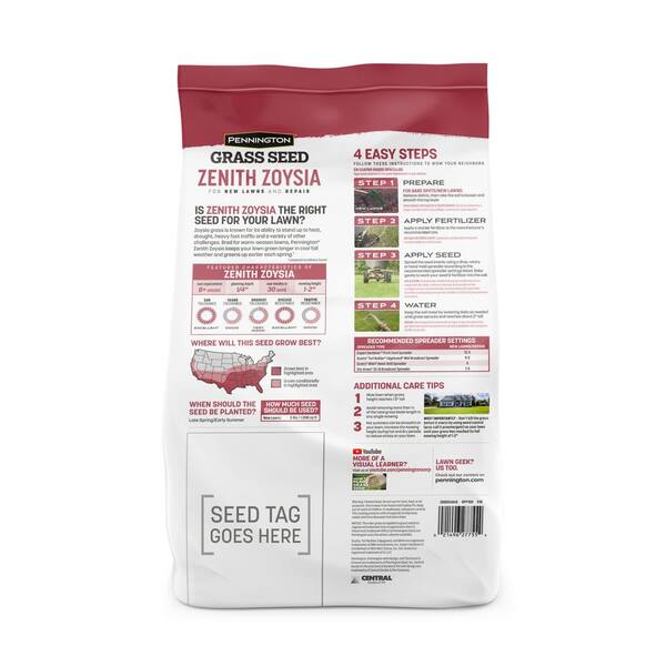 zenith zoysia grass seed and mulch