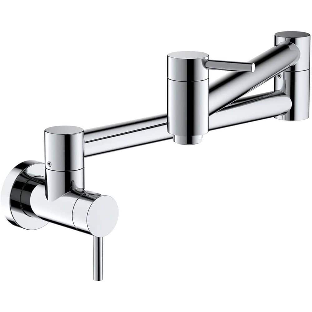 Circular Wall Mount Pot Filler with Handle in Chrome price history on PriceWatchPro