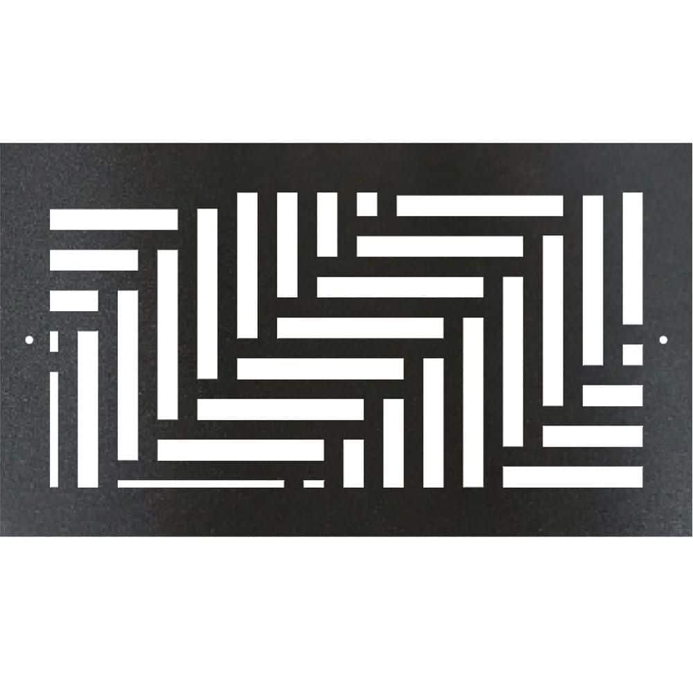 Metal Screw-In Floor Register. Duct Opening 6x10 (Overall 8x12) - Elevation Design price history on PriceWatchPro