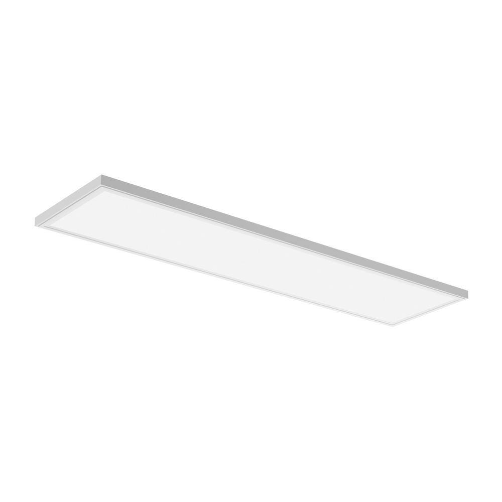 Black Aluminum 48" Rectangular LED Ceiling Light