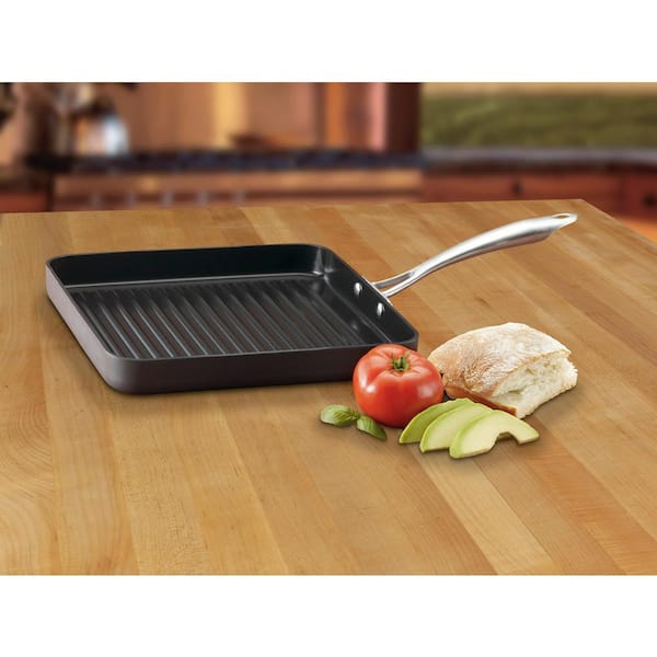 Cuisinart GreenGourmet Steel Grill Pan with Nonstick Coating GG30-20 - The  Home Depot