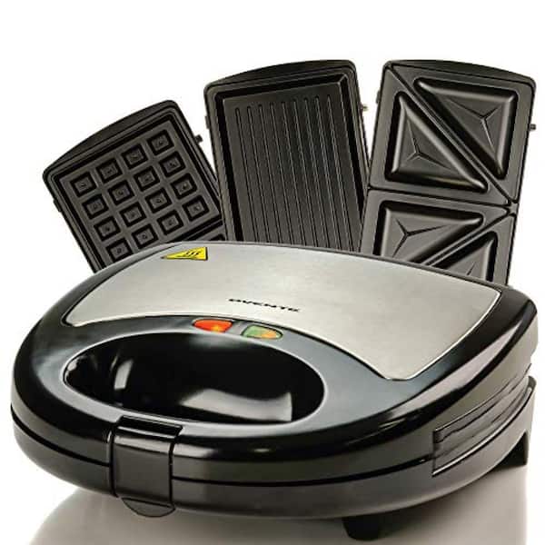 sandwich press with removable plates