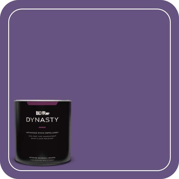 BEHR DYNASTY 1 qt. Home Decorators Collection #HDC-MD-25 Virtual Violet Eggshell Enamel Interior Stain-Blocking Paint & Primer
