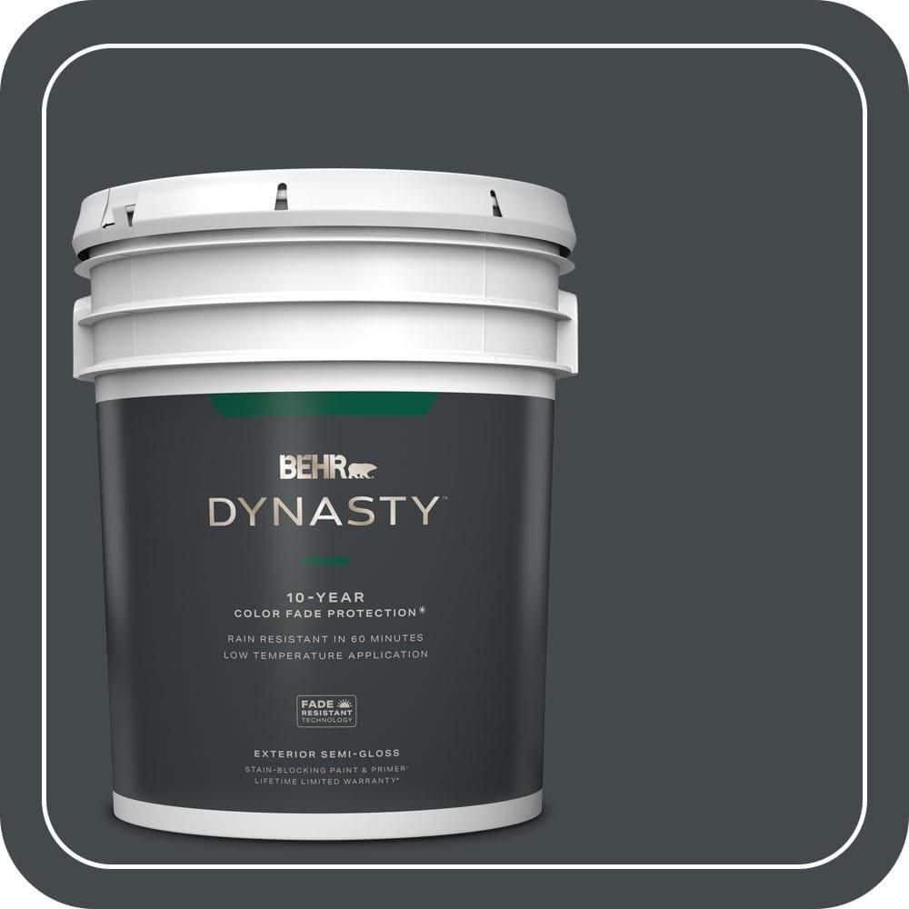 5 gal. Home Decorators Collection #HDC-WR14-4 Winter Coat Semi-Gloss Exterior Stain-Blocking Paint & Primer price history on PriceWatchPro