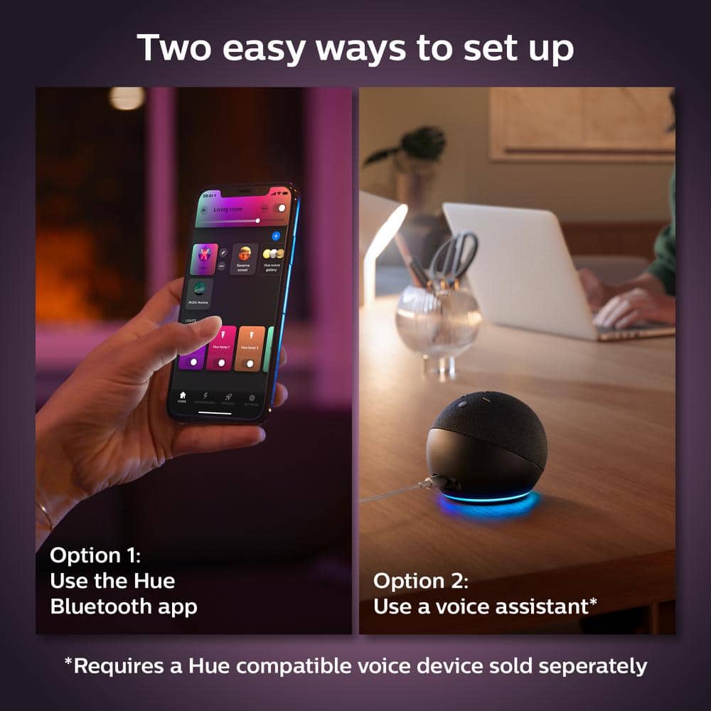 Philips Hue 100W Multicolor Smart LED Light Bulb