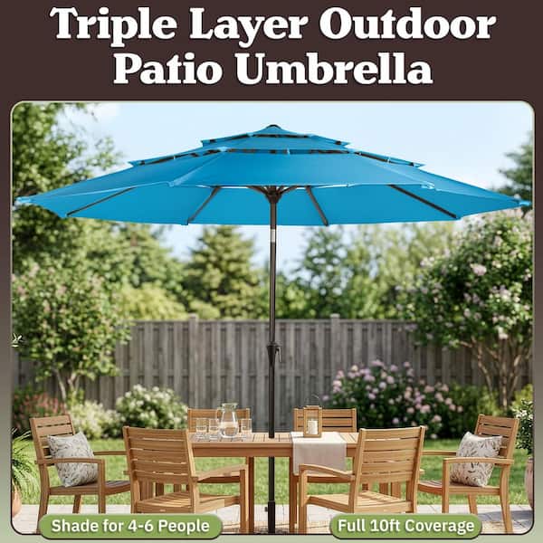 cheap patio umbrellas in bulk 14ft Umbrella Double Sided Outdoor Market Extra Large Umbrella with Crank, Cross Base for Deck, Lawn, Backyard and Pool, Brown : Patio, Lawn & Garden 12 ribs Patio Umbrellas & Outdoor Shade