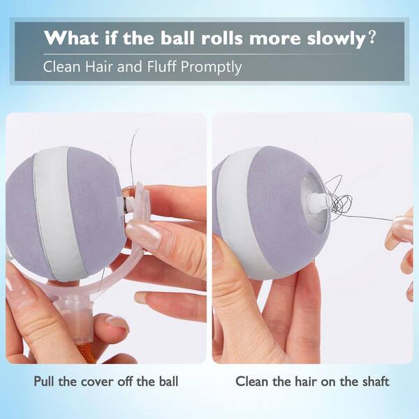Petiepaw Interactive Cat Toys Ball For Indoor Cats, 3rd Generation Cat Agile Ball With Elastic Mesh Tail, Automatic Cat Kitten/Kitten Toys For Adult Cats Indoor