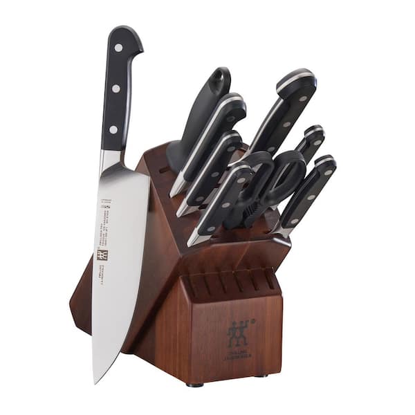 Hammered Stainless Steel Series 6-piece Knife Set + Acacia Wood