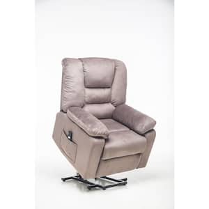 Brown Polyester Lift Recliner